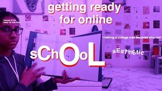 getting ready for online school