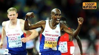 Mo Farah wins 10000m European Champ Zurich 2014 [FULL HD, RU]