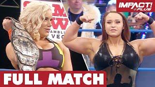 Jordynne Grace vs Taya Valkyrie: Knockouts Championship FULL MATCH | IMPACT Wrestling Full Matches