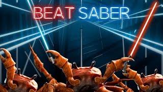Having a Crab Rave in Beat Saber