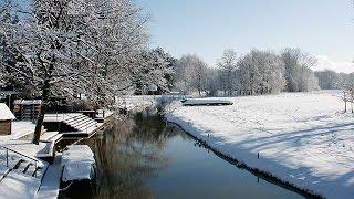 Winterkahnfahrt durch Burg Spreewald