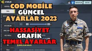 Call Of Duty Mobile | HİLE GİBİ GÜNCEL HASSASİYET VE TEMEL AYARLAR 2023 | COD MOBİLE TÜRKÇE GAMEPLAY