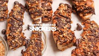 VIRAL FROZEN BANANA SNICKERS | Sugar-free easy recipe that anyone can make this Summer!