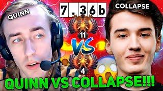 QUINN VS TOP 4 COLLAPSE! | WHO WIN THIS GAME! QUINN plays PANGOLIER 7.36!