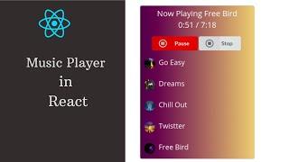 Build Music Player with React