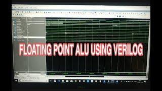 32bit Floating Point ALU using verilog