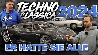 Unser Oldtimer Professor SCHWAN legt los! Rundgang auf der TECHNO CLASSICA 2024