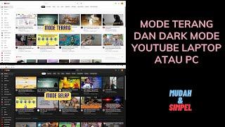 HOW TO ENABLE YOUTUBE DARK MODE ON LAPTOP AND PC || YOUTUBE LIGHT AND DARK MODE