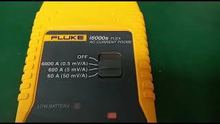 Fluke i6000S Flex AC Current Probe Repair & Calibration by Dynamics Circuit (S) Pte. Ltd.