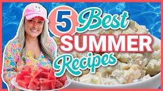 5 BEST SUMMER Recipes You've GOTTA TRY!! | Cook with Me!