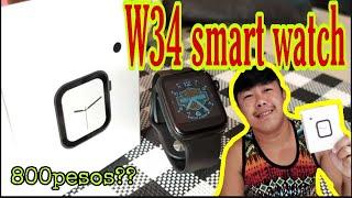 W34 Smartwatch: an apple iwatch series 4 alternative | English | Tagalog