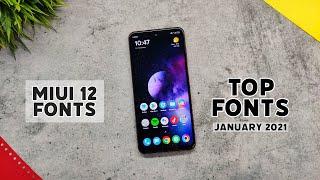 Miui 12 Top 10 Best Fonts For January 2021 | Miui 12 Premium Font