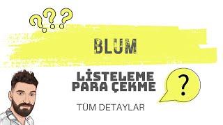 Blum Listelenme Tarihi | Para Çekme | Claim #blum #blumcoin #blumtelegram