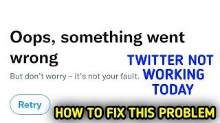 Twitter Not Working Today || Twitter Server Down Problem