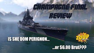 Champagne Tier 8 French Premium Battleship Review