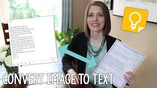 How to Use GOOGLE KEEP Grab Image Text // convert image to text!