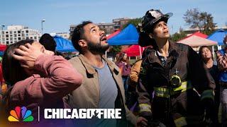 Kidd Takes the Lead at 51 to Help a Girl Holding On to an Active Telephone Line | Chicago Fire | NBC