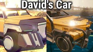 The same model of car David used in Edgerunners' last episode | Edgerunners vs 2077