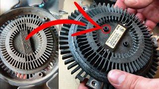 How To Quickly Repair A Viscous Fan Clutch Of Any Car - Silicone Oil Refill Free!