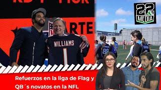 Refuerzos en la liga de FLAG y QB´s novatos en la NFL