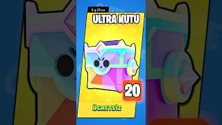 20 TIK HAKKI VEREN YENİ ULTRA KUTU - Brawl Stars #brawlstars #shorts