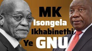 I MK isongela iKhabhinethi ye GNU. esandakumenyezelwa.