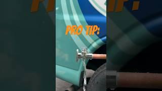 PRO TIP: Angel stop cap.        #bathroom #plumber #diy #kitchensink #plumbing #howto #construction