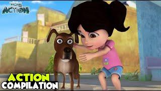 Sab Jaga Kauwe Aaye | 08 | Vir The Robot Boy | Action Compilation | Hindi Cartoons For Kids #spot