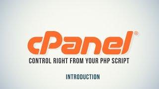 Control cPanel with PHP : Introduction