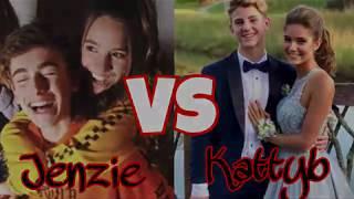 Kattyb vs Jenzie️ who is the cuter couple [Mattybraps+ Kate or Johnny Orlando+ Kenzie Ziegler]