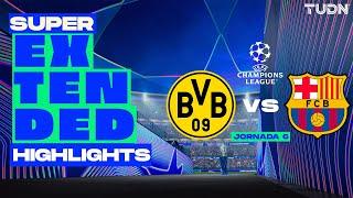 SUPER EXTENDED HIGHLIGHTS | Borussia Dortmund vs Barcelona | UEFA Champions League 24/25 | TUDN