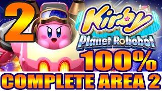 KiRBY PLANET ROBOBOT | 100% AREA 2 | [1080p 60FPS] - *Walkthrough*