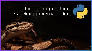 String concatenation and formatting - How to Python - Basics 7