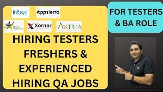 WFH Testing Jobs | Manual Testing| Fresher Jobs| Rd Automation Learning