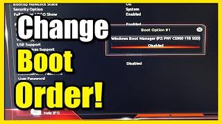 How to Change Boot Order on Windows 11 PC (Gigabyte Motherboard)