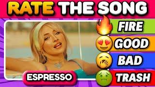 Rate The Song  | TikTok Hits Tier List 2023 - 2024  | Music Quiz 2025