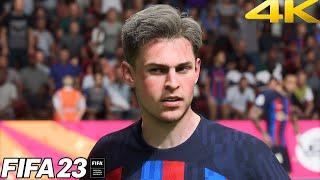 FIFA 23 | FC Barcelona vs Man City | Champions League 22/23 Gameplay | 4K