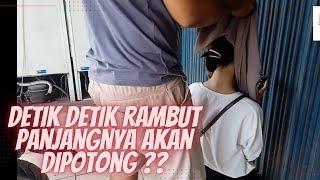 Detik detik rambutnya akan dipotong??