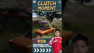 BTR Ryzen CLUTCH FAZE CLAN #shorts #ryzen #btr #pmpl #pmplid #pmsl #pubgmobile