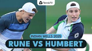 Holger Rune Takes On Ugo Humbert | Indian Wells 2025 Highlights