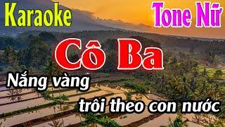 Cô Ba Karaoke Tone Nữ Karaoke Lâm Organ - Beat Chuẩn