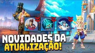 𝗡𝗢𝗩𝗜𝗗𝗔𝗗𝗘𝗦 𝗗𝗔 𝗔𝗧𝗨𝗔𝗟𝗜𝗭𝗔𝗖̧𝗔̃𝗢! NOVOS BUFFS E NERFS! MOBILE LEGENDS