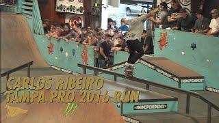 Carlos Ribeiro Full 2nd Place Run | Tampa Pro 2016