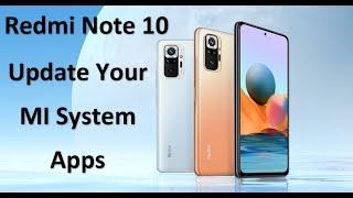 MIUI System app updater | Redmi Note 10