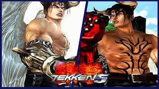 Tekken 5 All Outfits - Devil Jin 5 4K