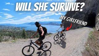 Her First Time Mountain Biking: 80KM of Trestles, Tunnels & Rattlesnakes!