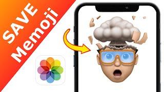 How to save Memoji Stickers to Camera Roll! [2020]