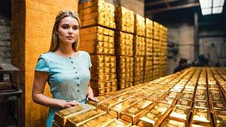 Inside Gold Factory: Making Of 99% Pure Gold Bars