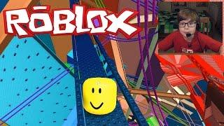 I AM A MARBLE!! ROBLOX Mega Marble Run Pit