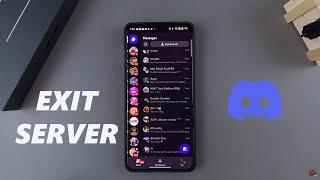 How To Exit Discord Server On Mobile